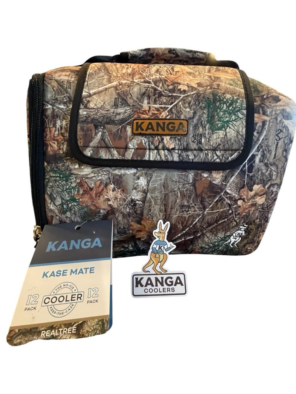 NEW Kanga Kase Mate 12-Pack Cooler Realtree Camo Iceless Soft-Sided